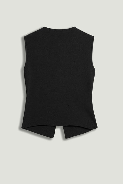 Embellished Sleeveless Knit Top