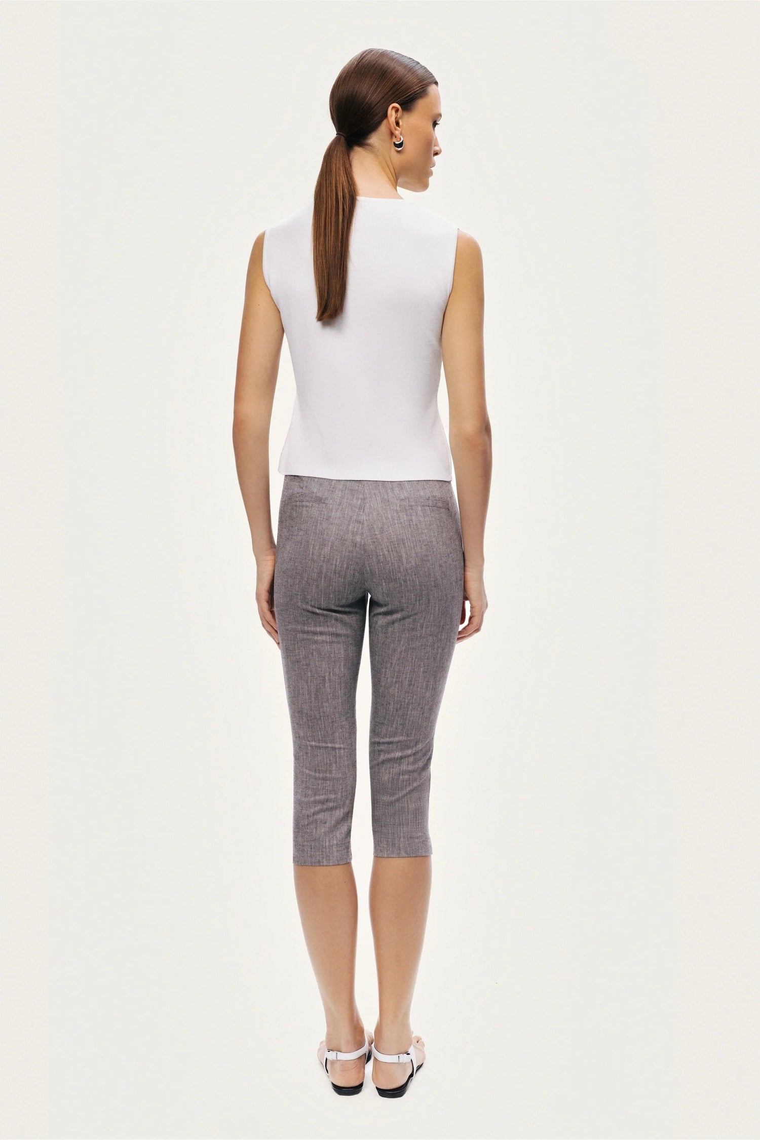 Embellished Sleeveless Knit Top