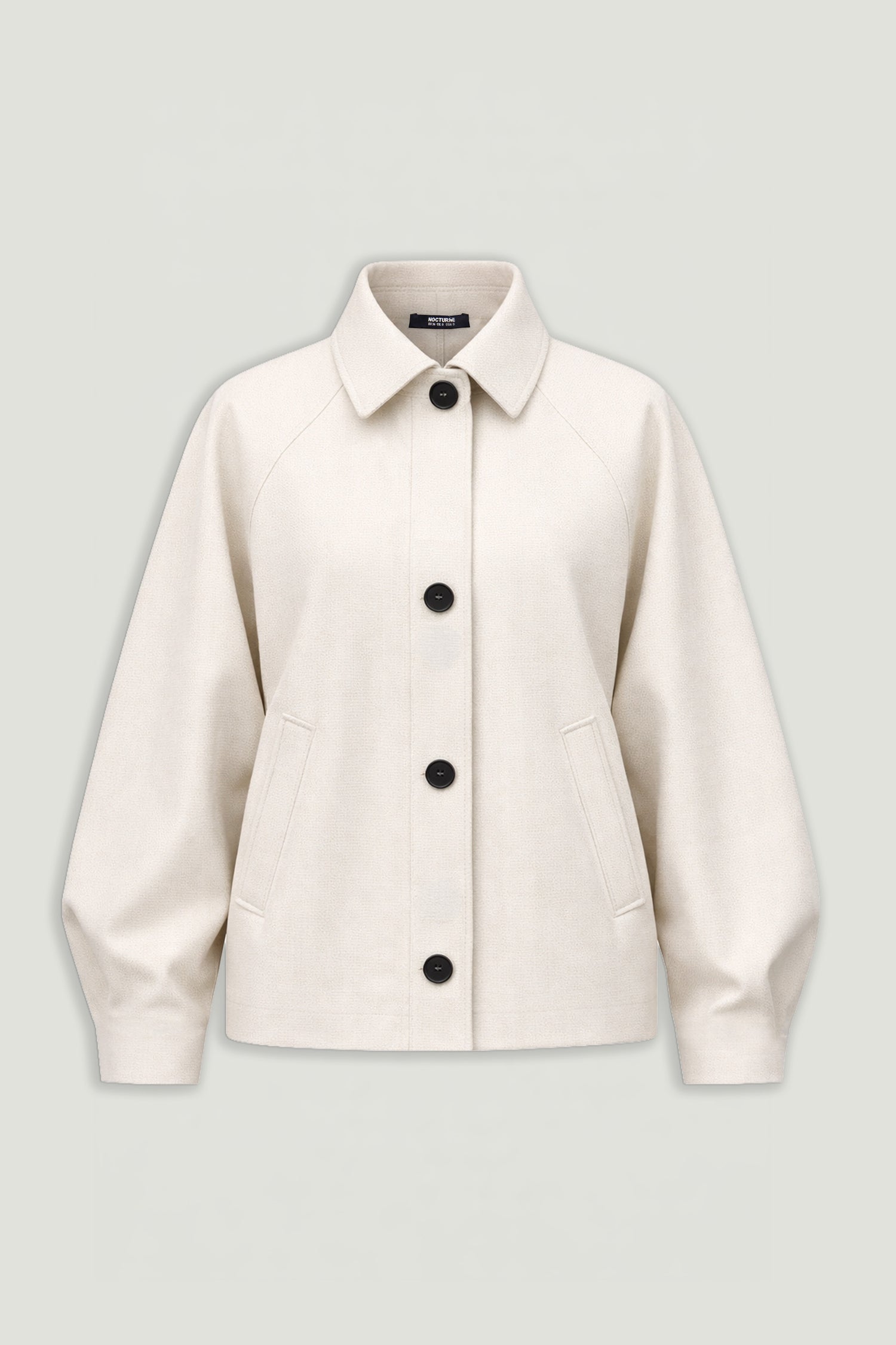 Cropped Batwing Jacket