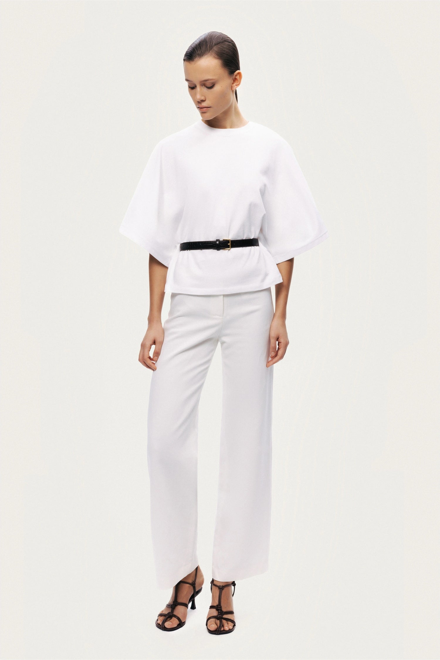 Belted Oversized T-Shirt