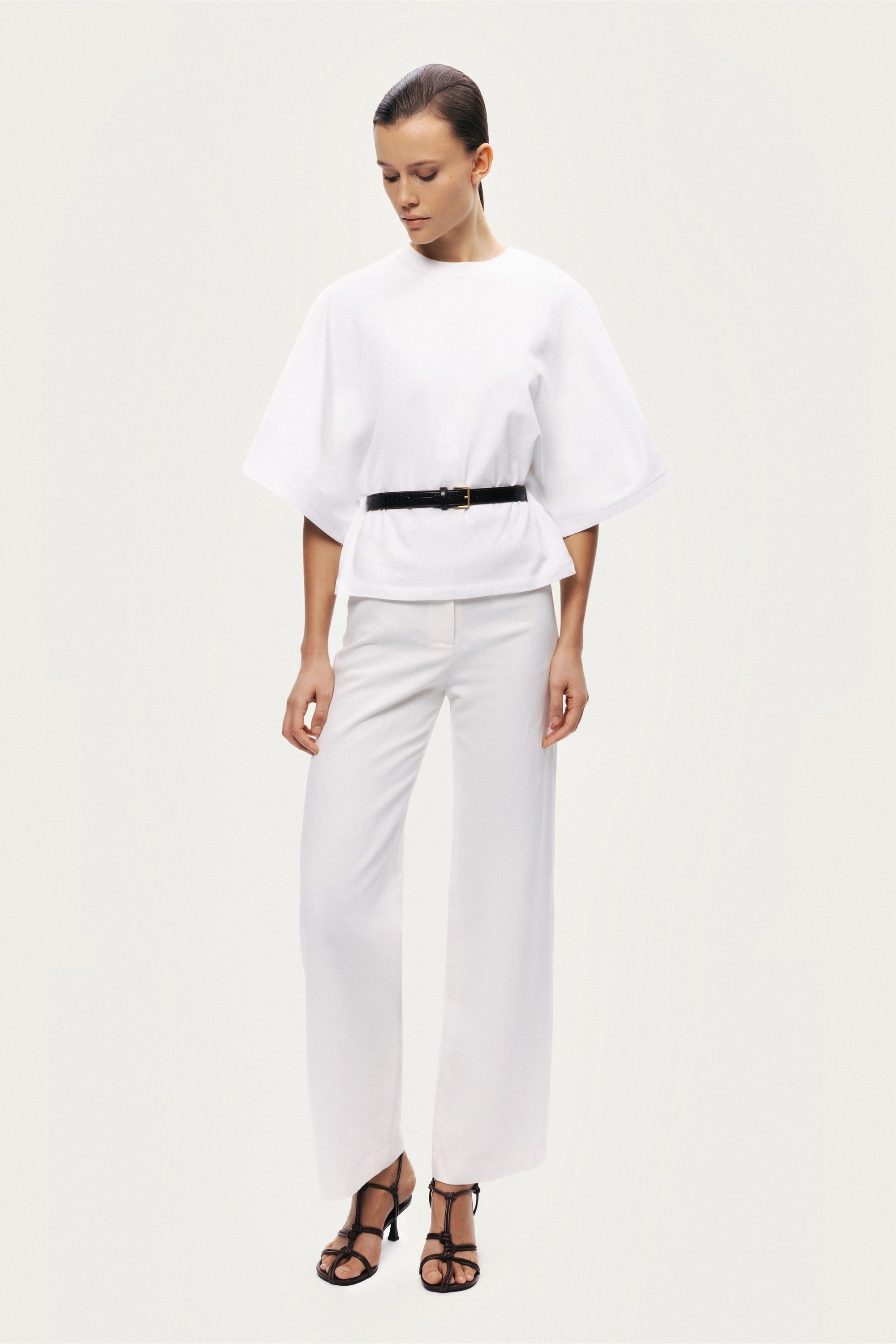 Belted Oversized T-Shirt