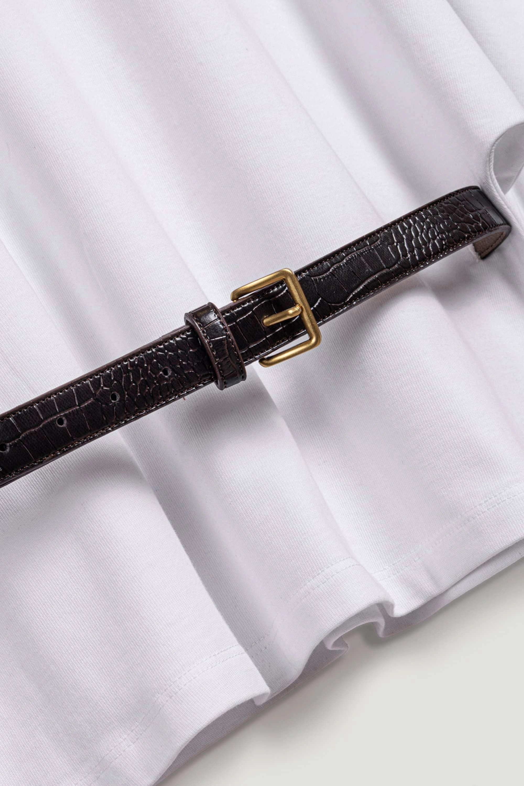 Belted Oversized T-Shirt