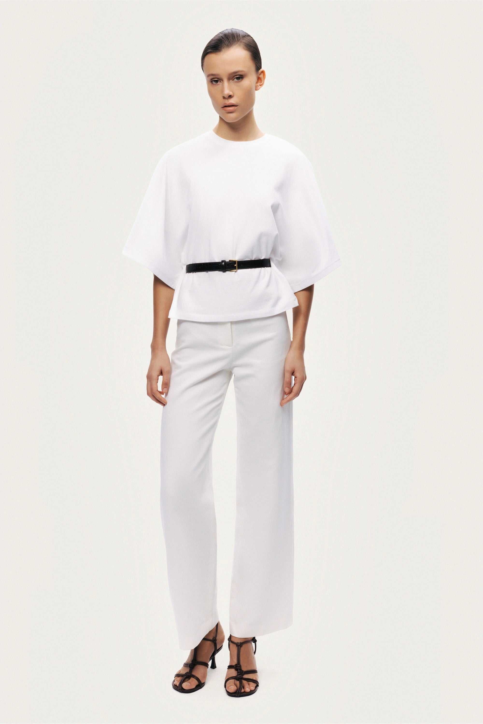 Belted Oversized T-Shirt