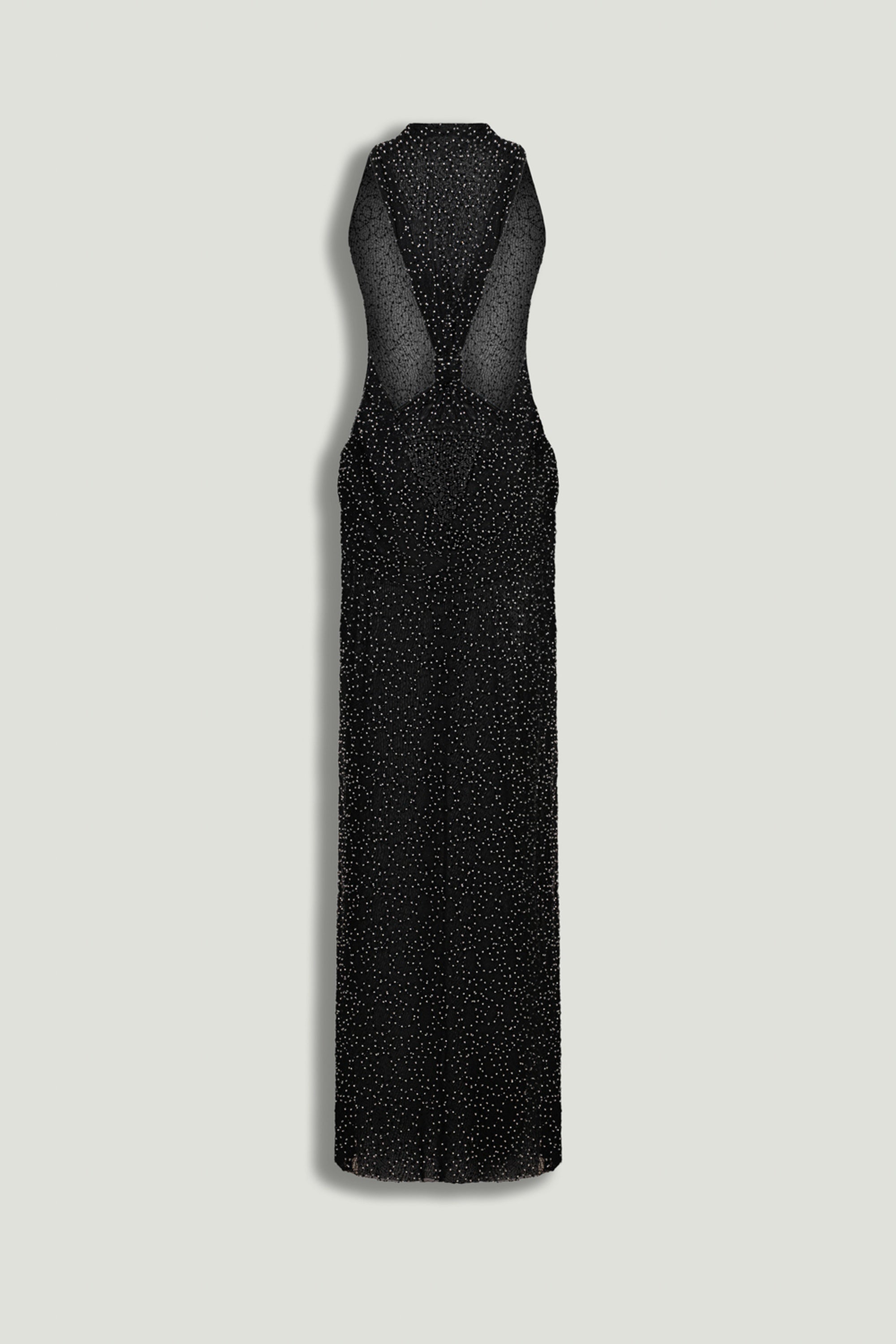 Stone-Embellished Maxi Dress