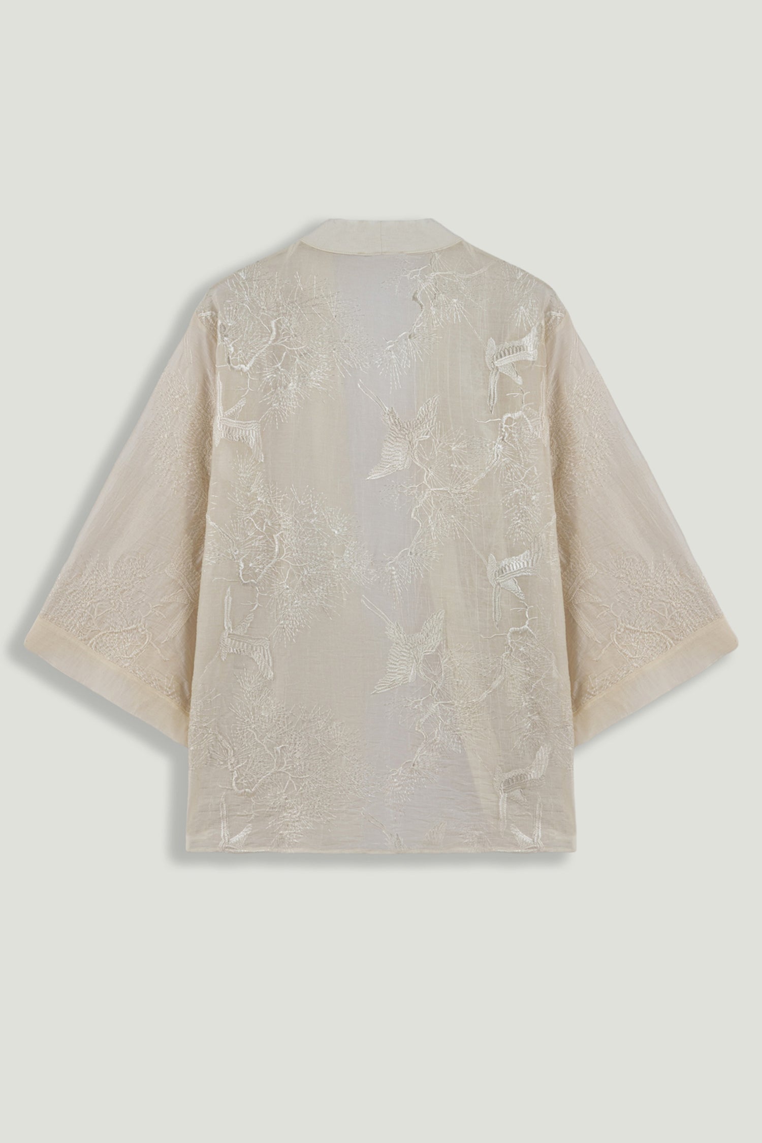 Textured Jacquard Kimono