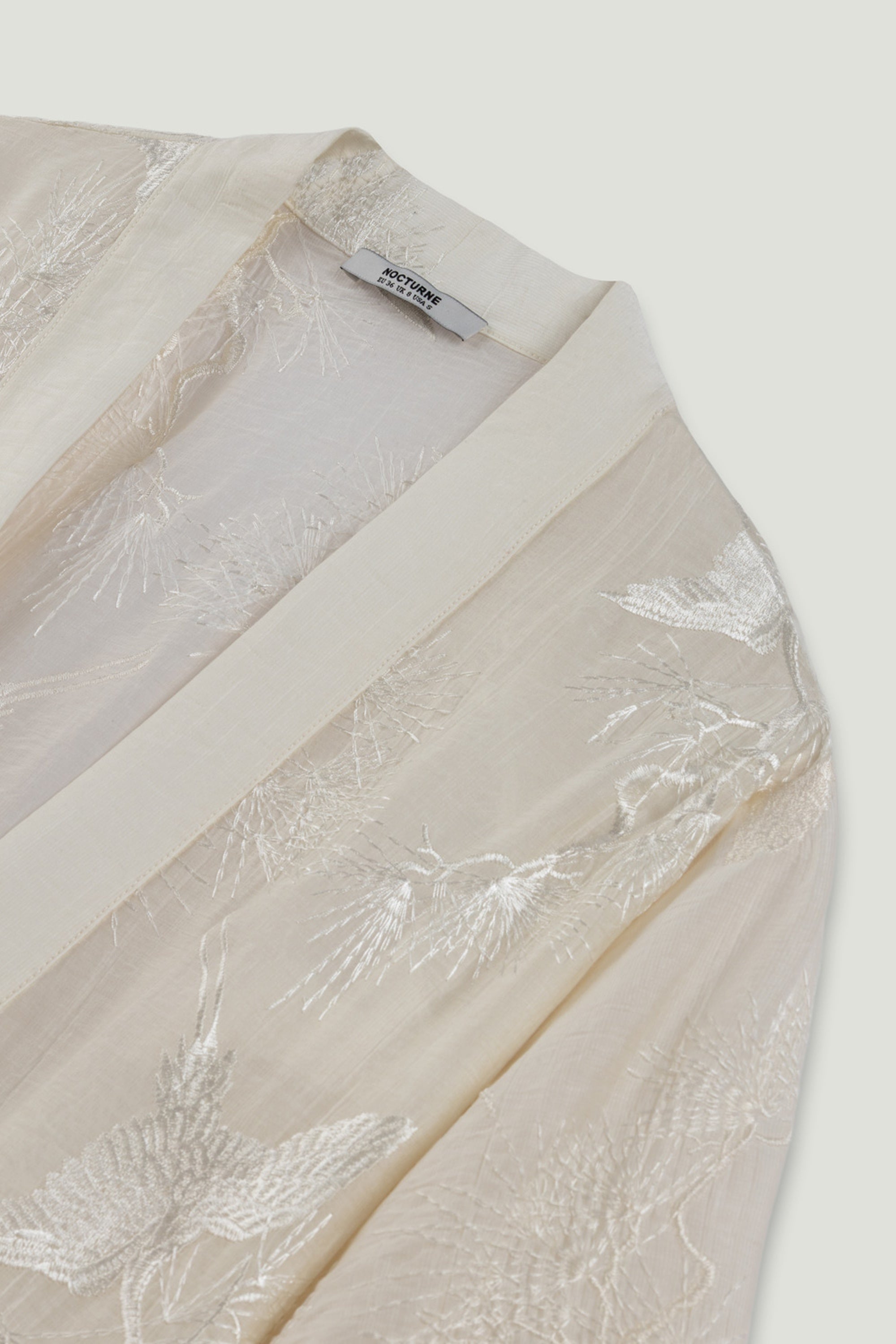 Textured Jacquard Kimono