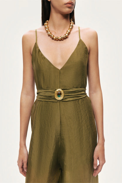 Strappy Wide-Leg Jumpsuit