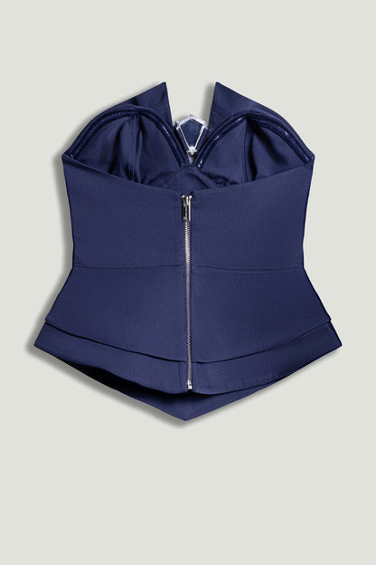 Strapless Sculpted Bustier Top