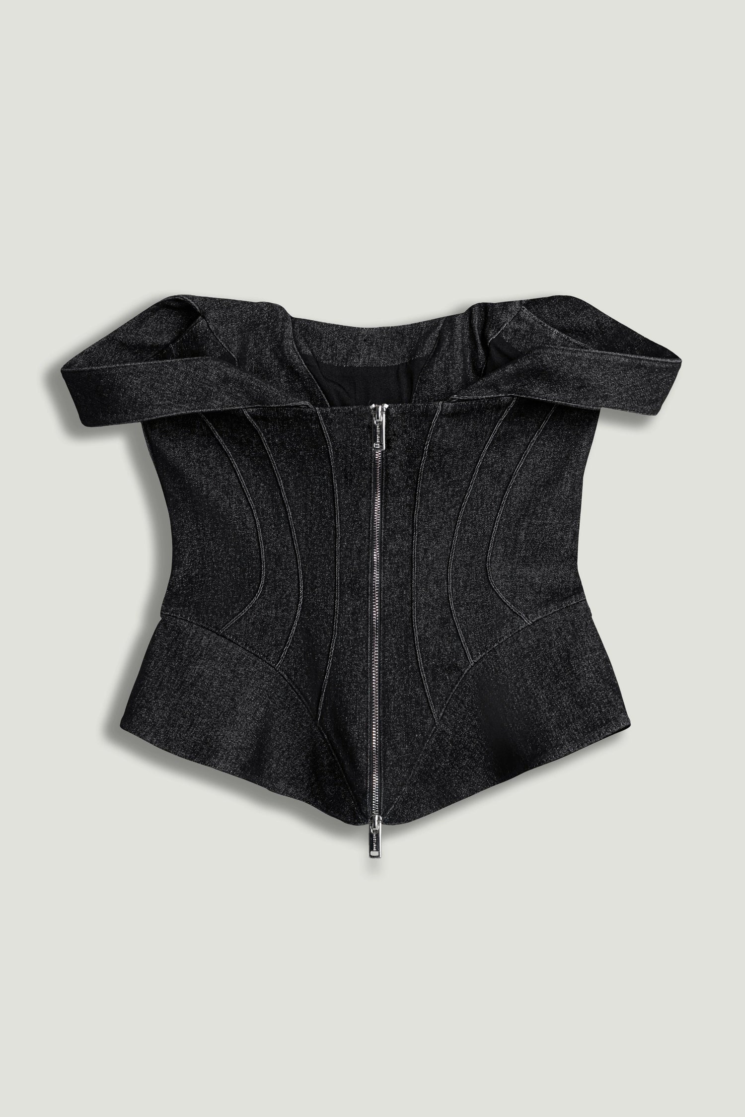 Off-Shoulder Sculpted Bustier