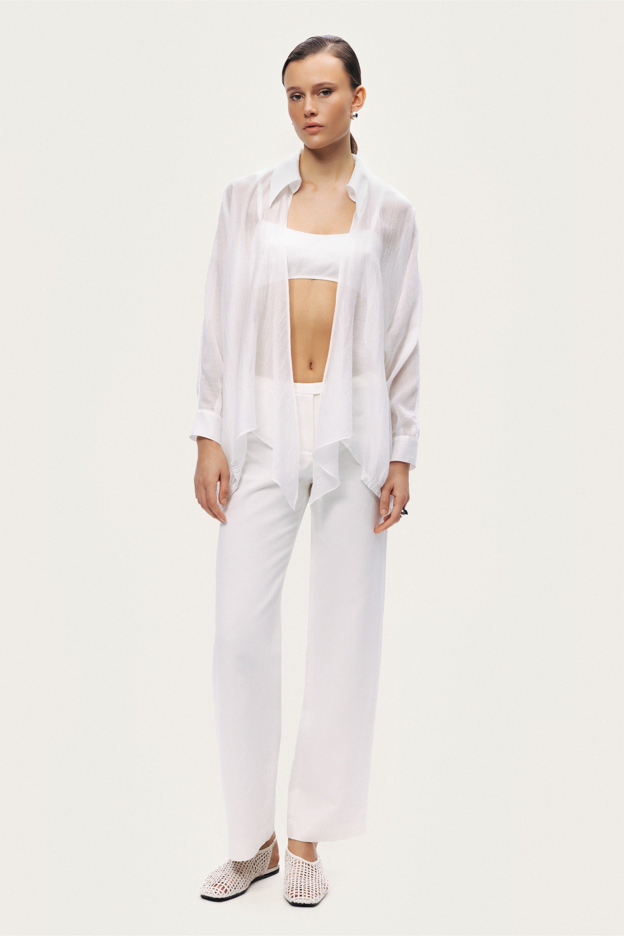Tie-Detail Shirt
