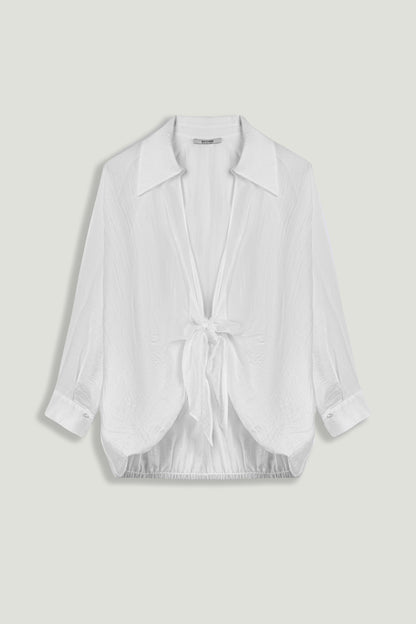 Tie-Detail Shirt