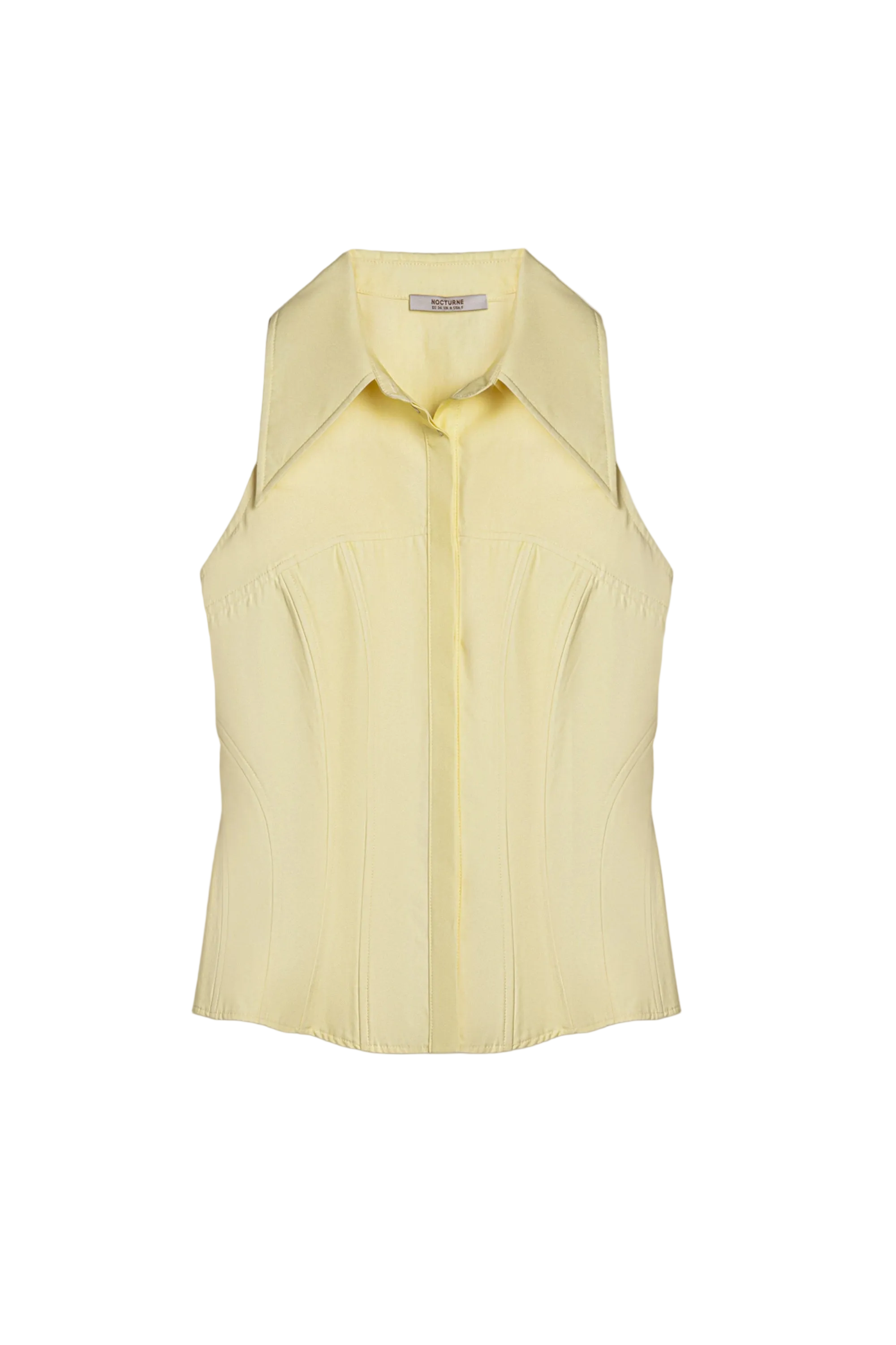 Sleeveless Sculpted Shirt