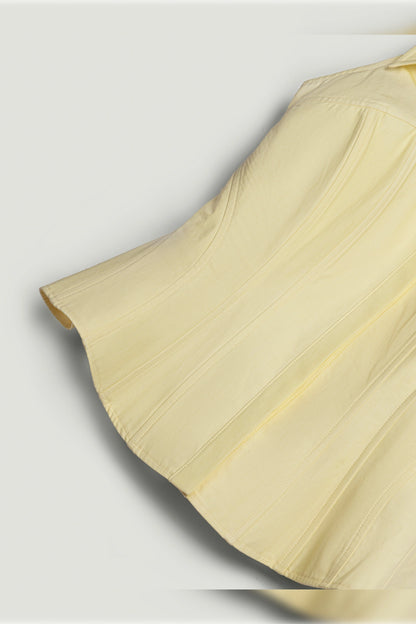 Sleeveless Sculpted Shirt