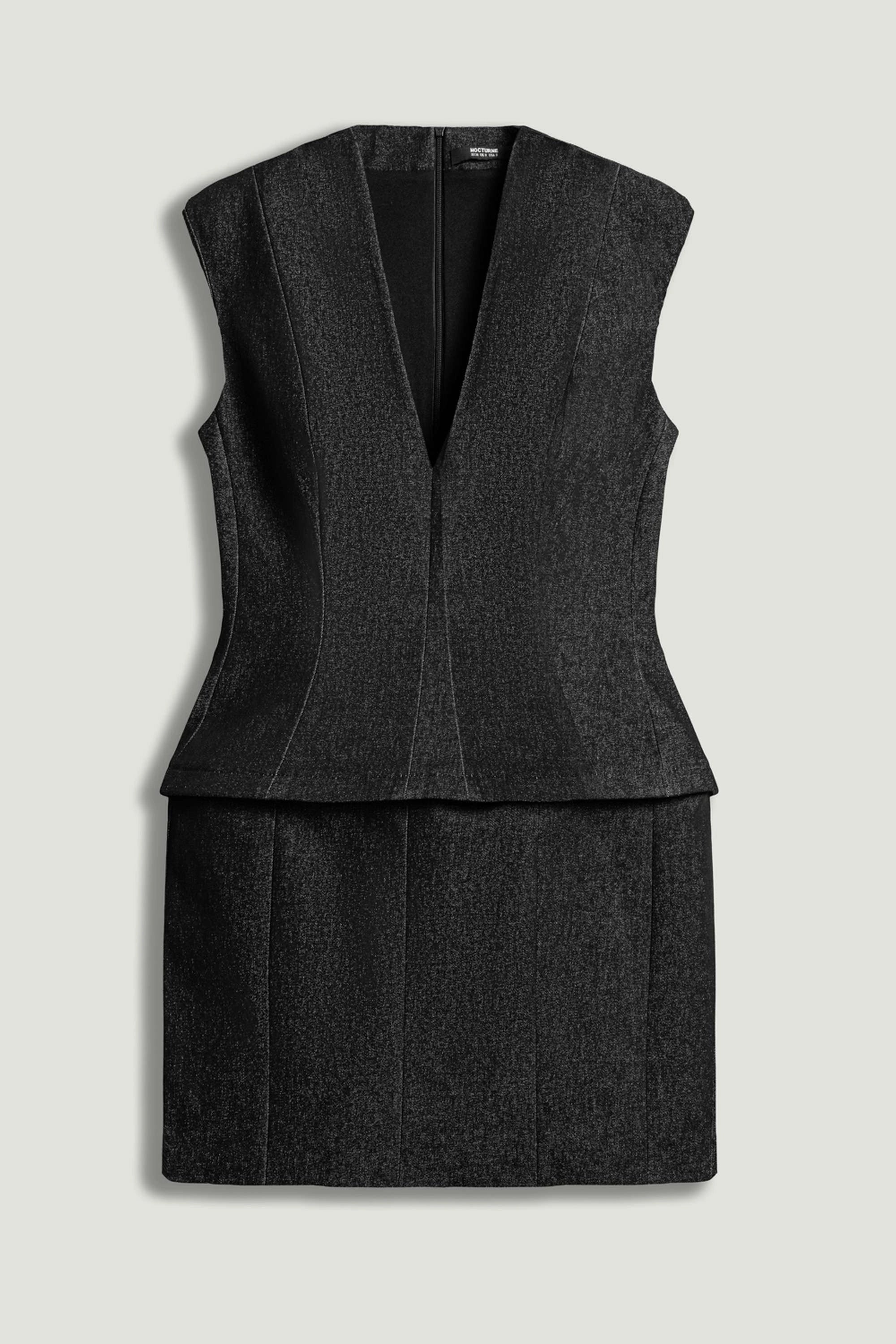 Sleeveless Tailored Mini Dress