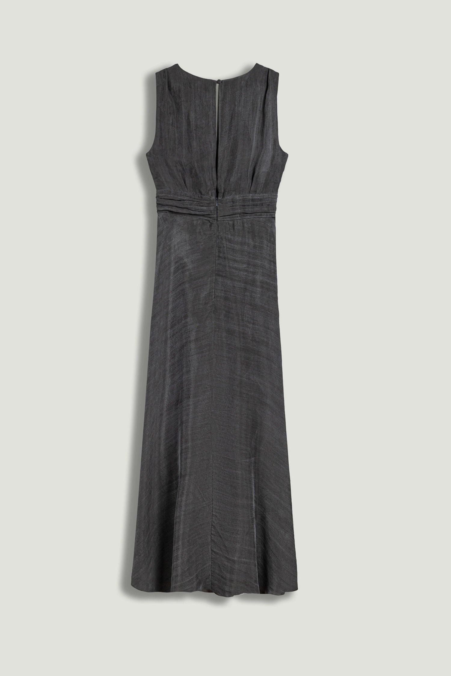 V-Neck Sleeveless Midi Dress