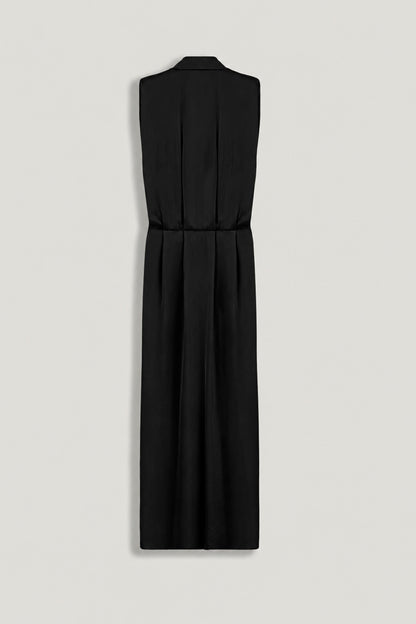 Embellished Belt-Detail Maxi Dress