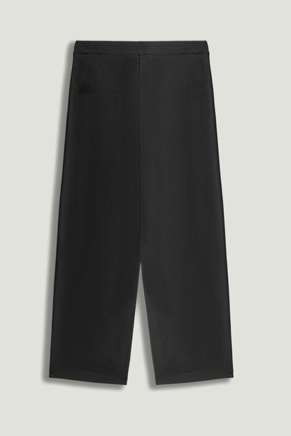 Asymmetric Buckle Detail Pants