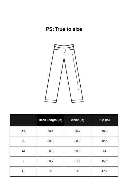Asymmetric Buckle Detail Pants