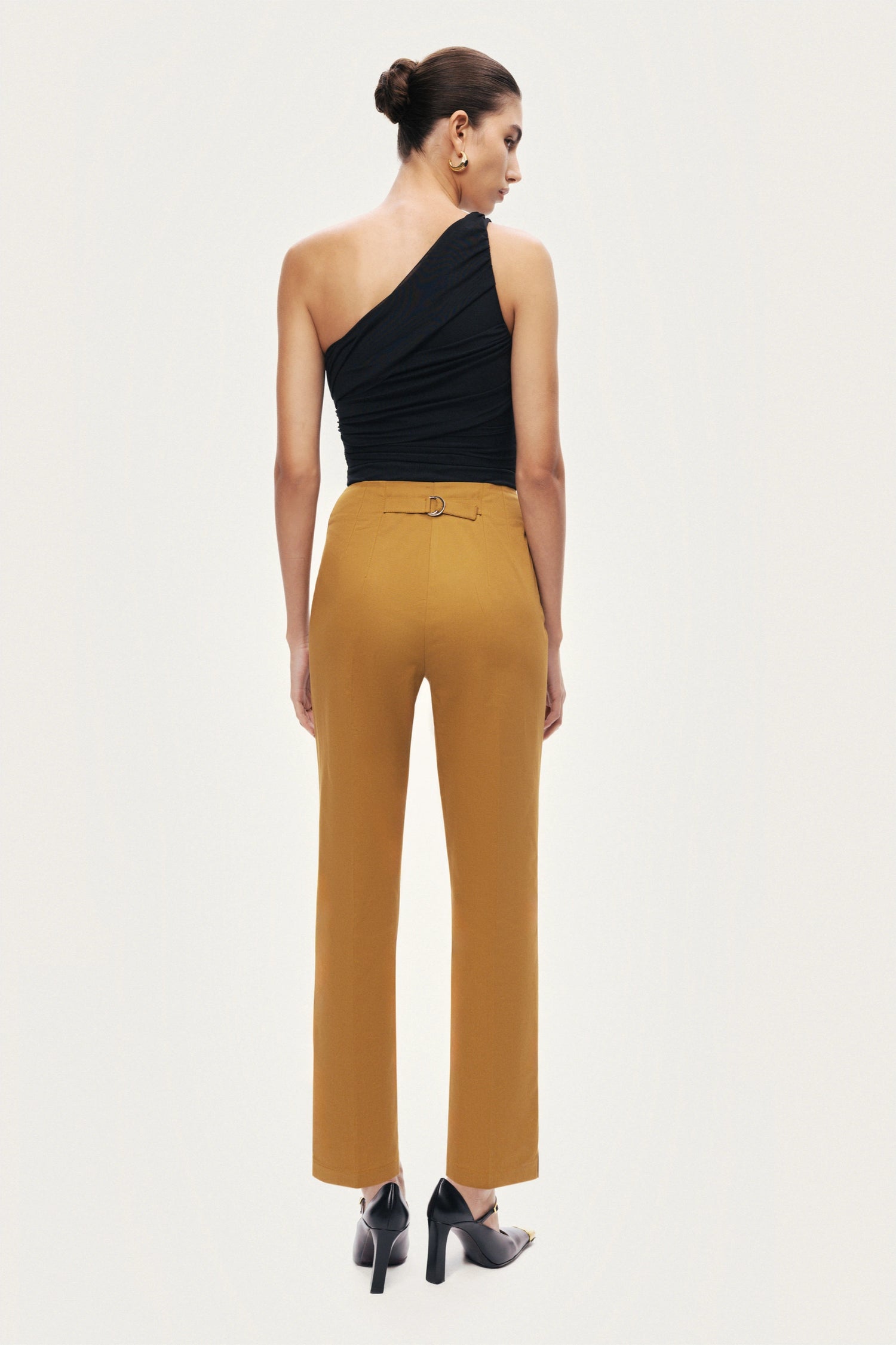 Tailored Ankle-Length Pants