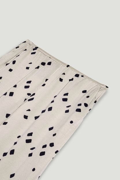 Printed Wide-Leg Pants