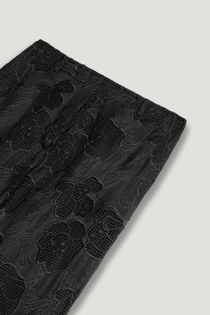 Printed Relaxed Straight-Leg Pants