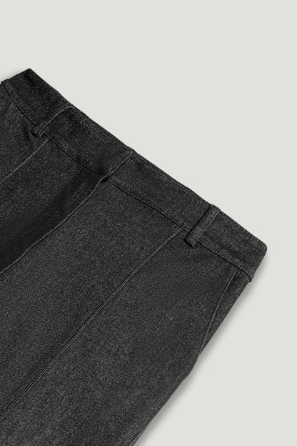 High-Rise Tailored Straight-Leg Pants