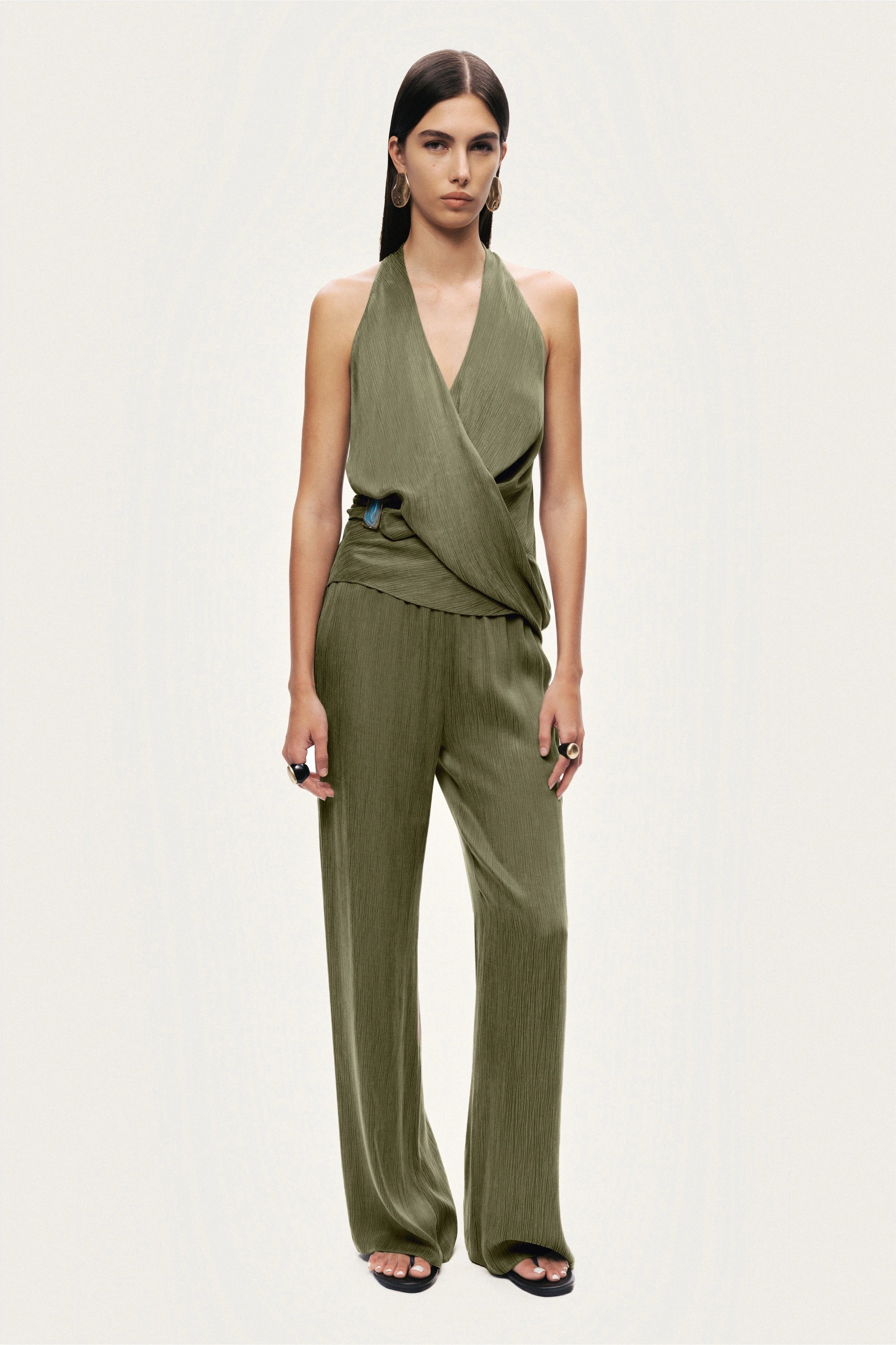 Relaxed Straight-Leg Pants