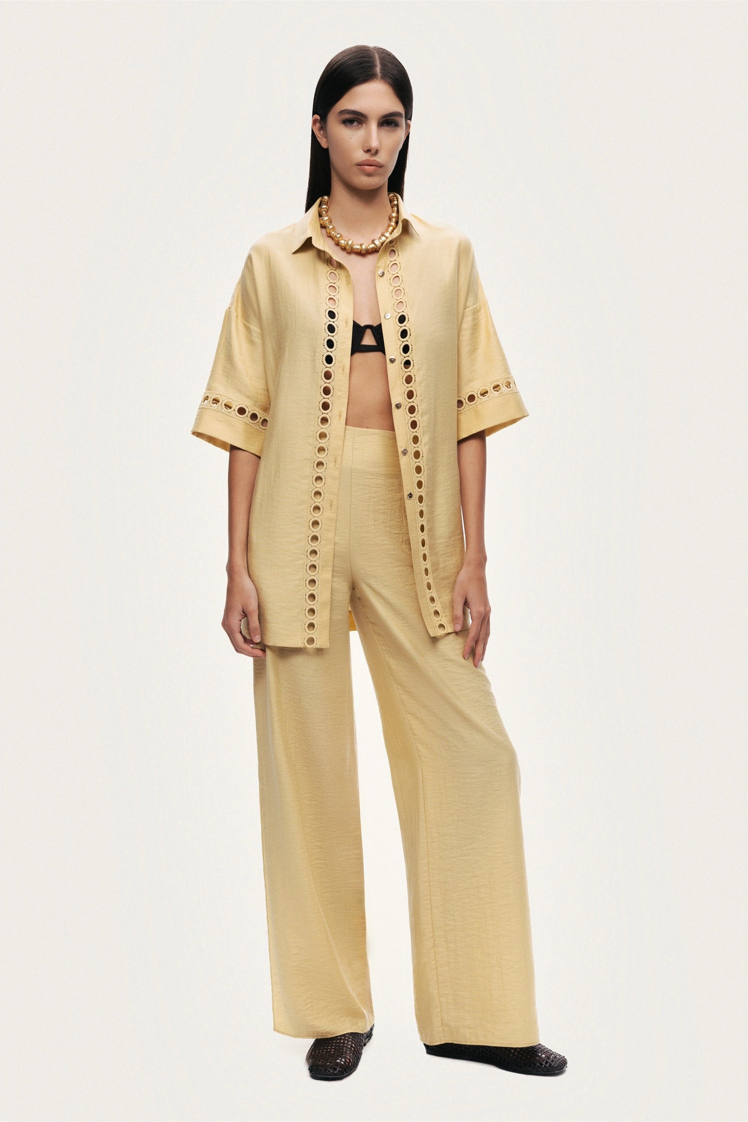 Relaxed Straight-Leg Pants
