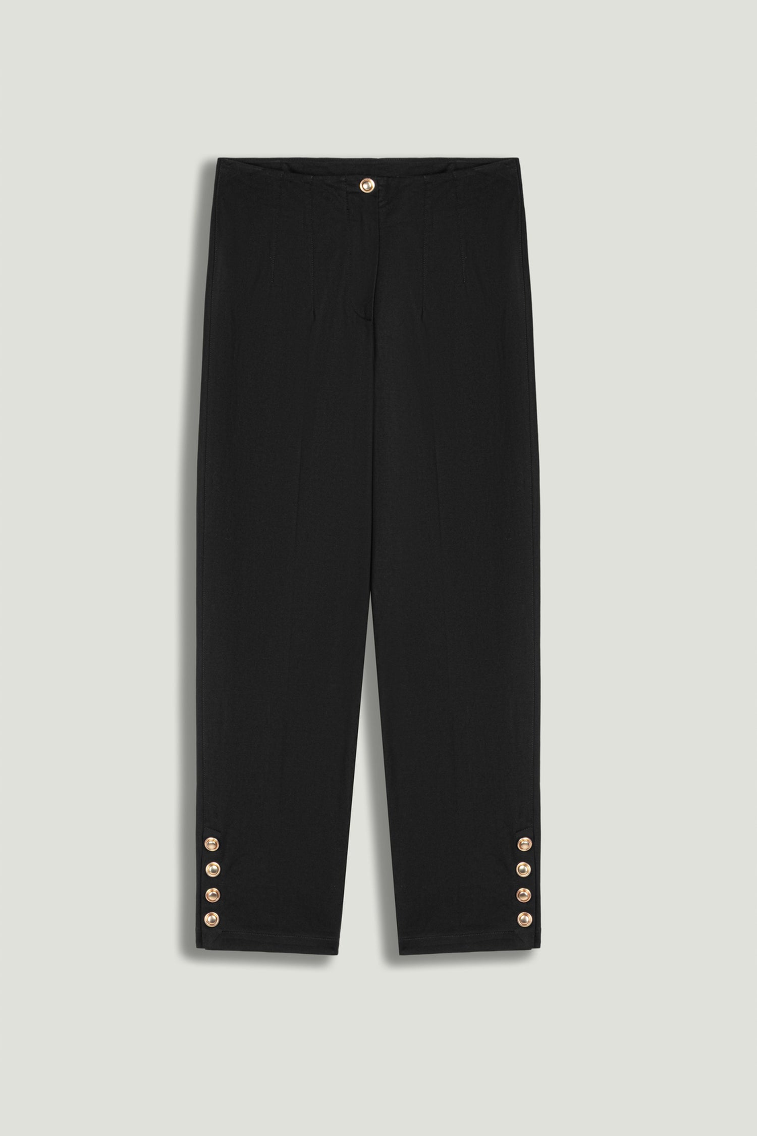 Gold Button Detail Pants
