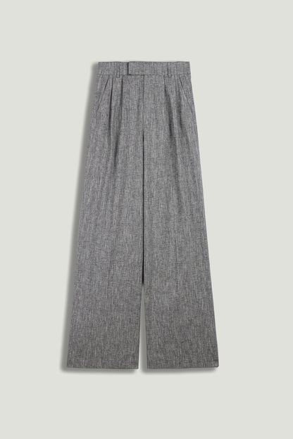 Wide-Leg Tailored Pants