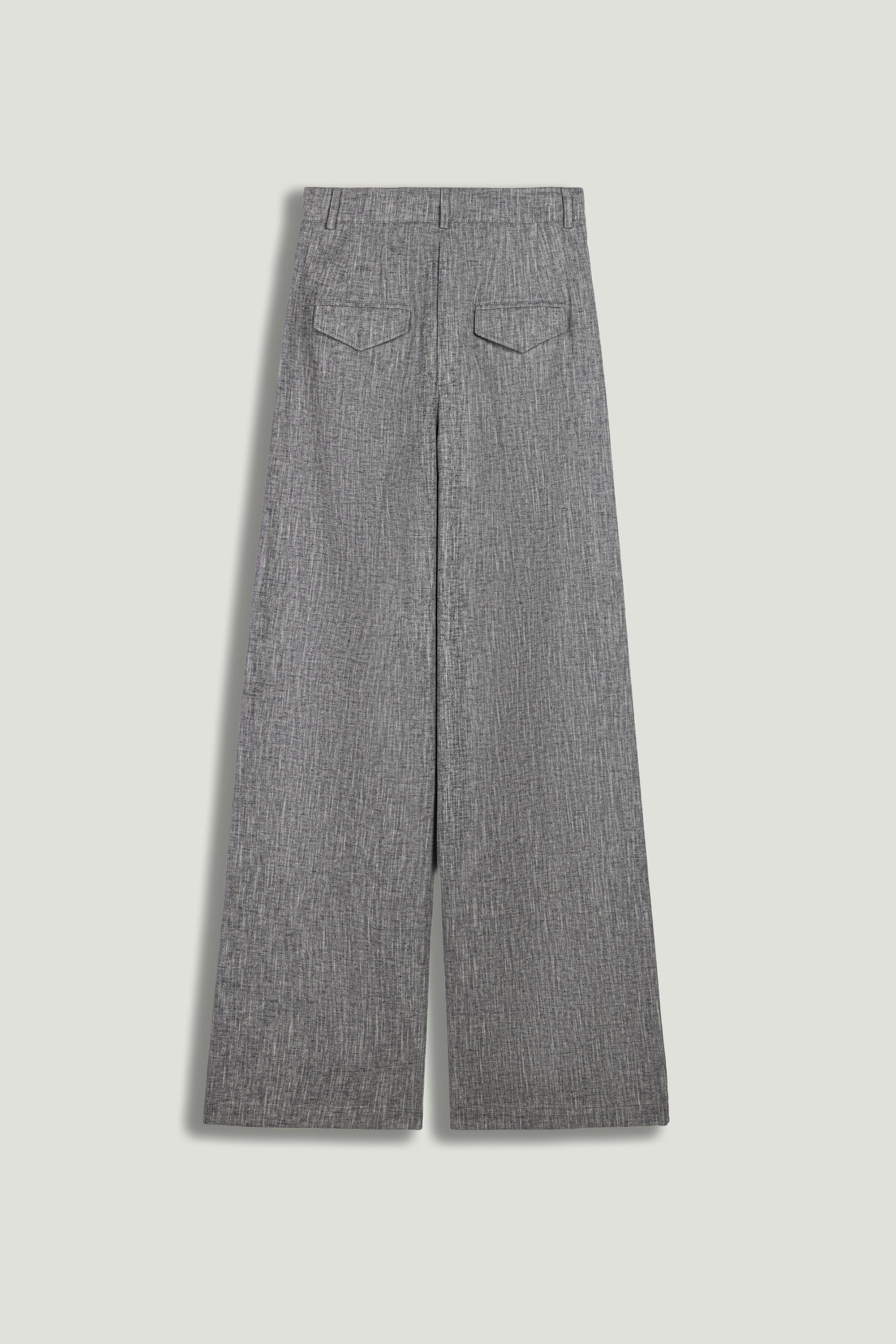 Wide-Leg Tailored Pants