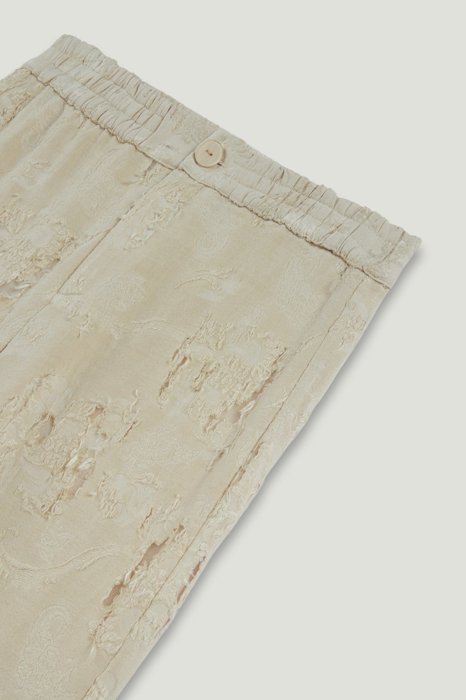 Jacquard Wide-Leg Trousers