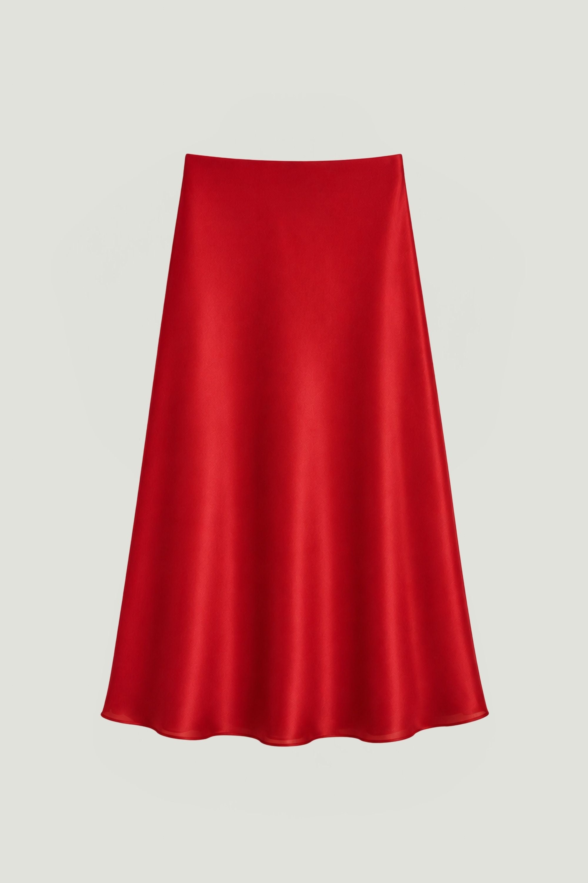Pleated Midi Skirt
