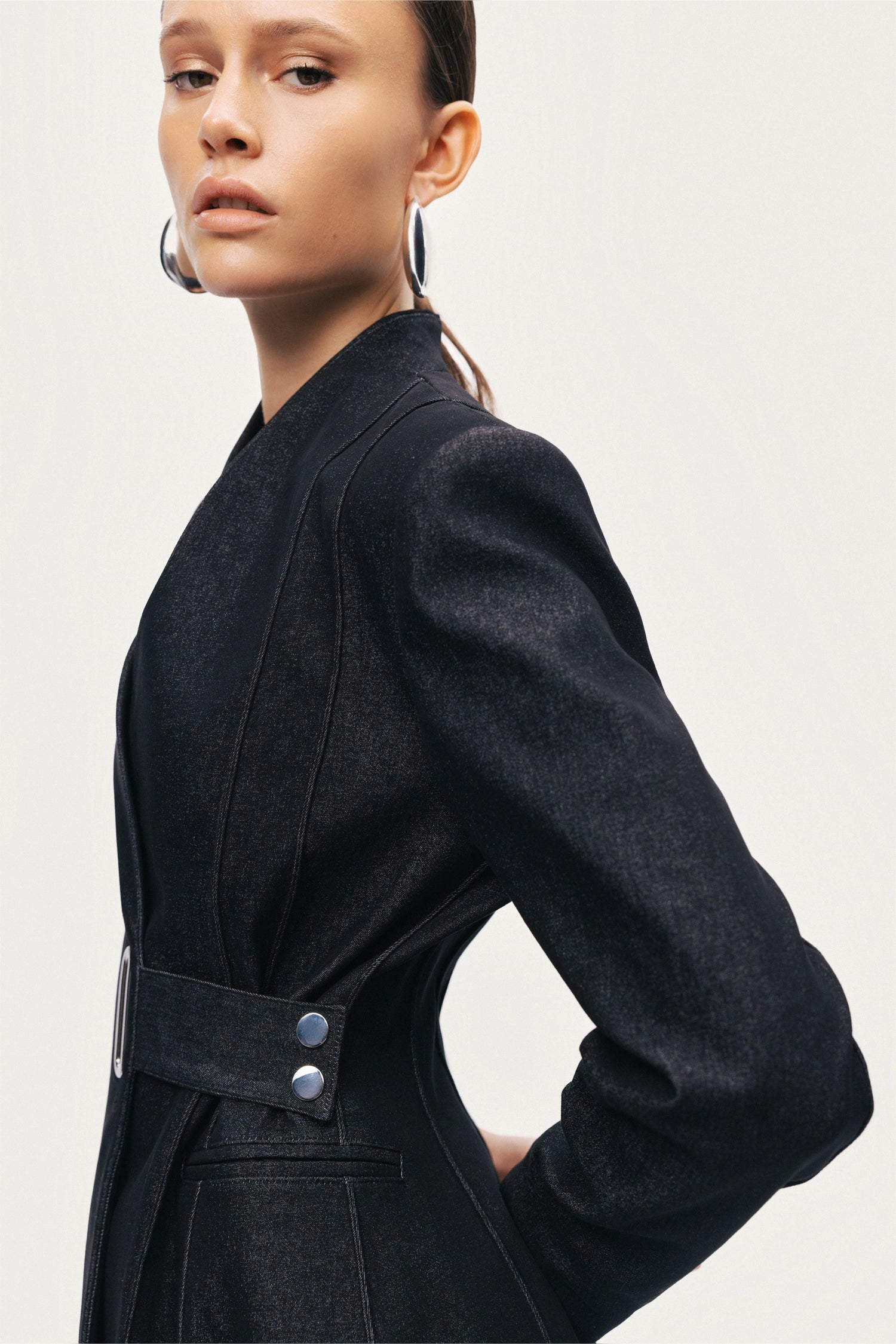 Belted Tailored Blazer