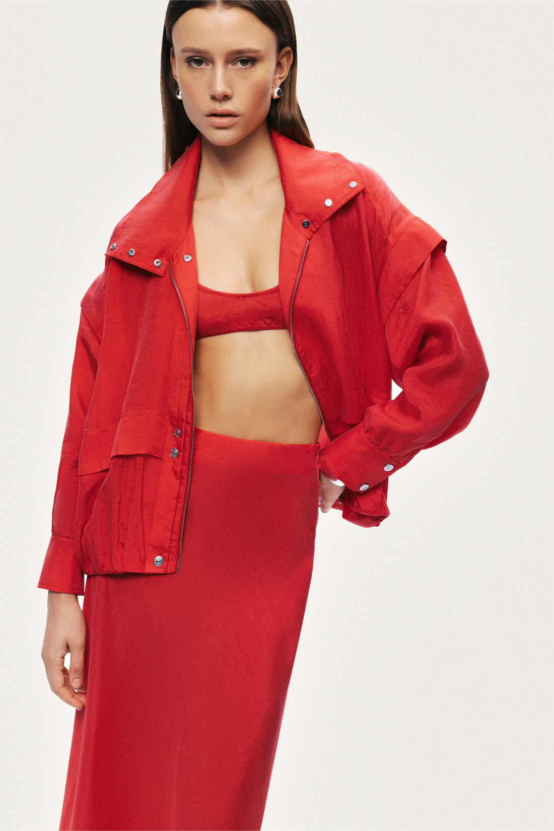 Relaxed Zip-Up Jacket