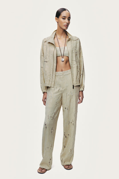 Jacquard Bomber Jacket