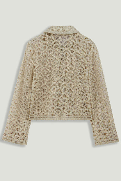 Cropped Lace Jacket