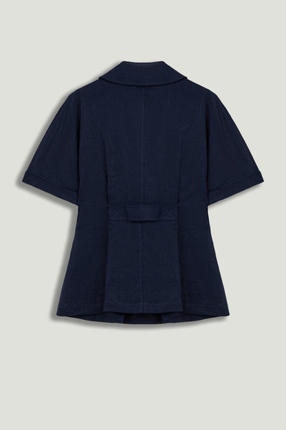 Short Sleeve Blazer Jacket