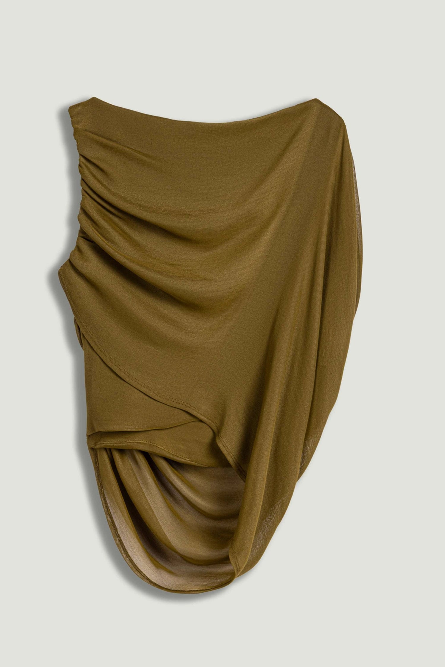Draped Sleeveless Blouse