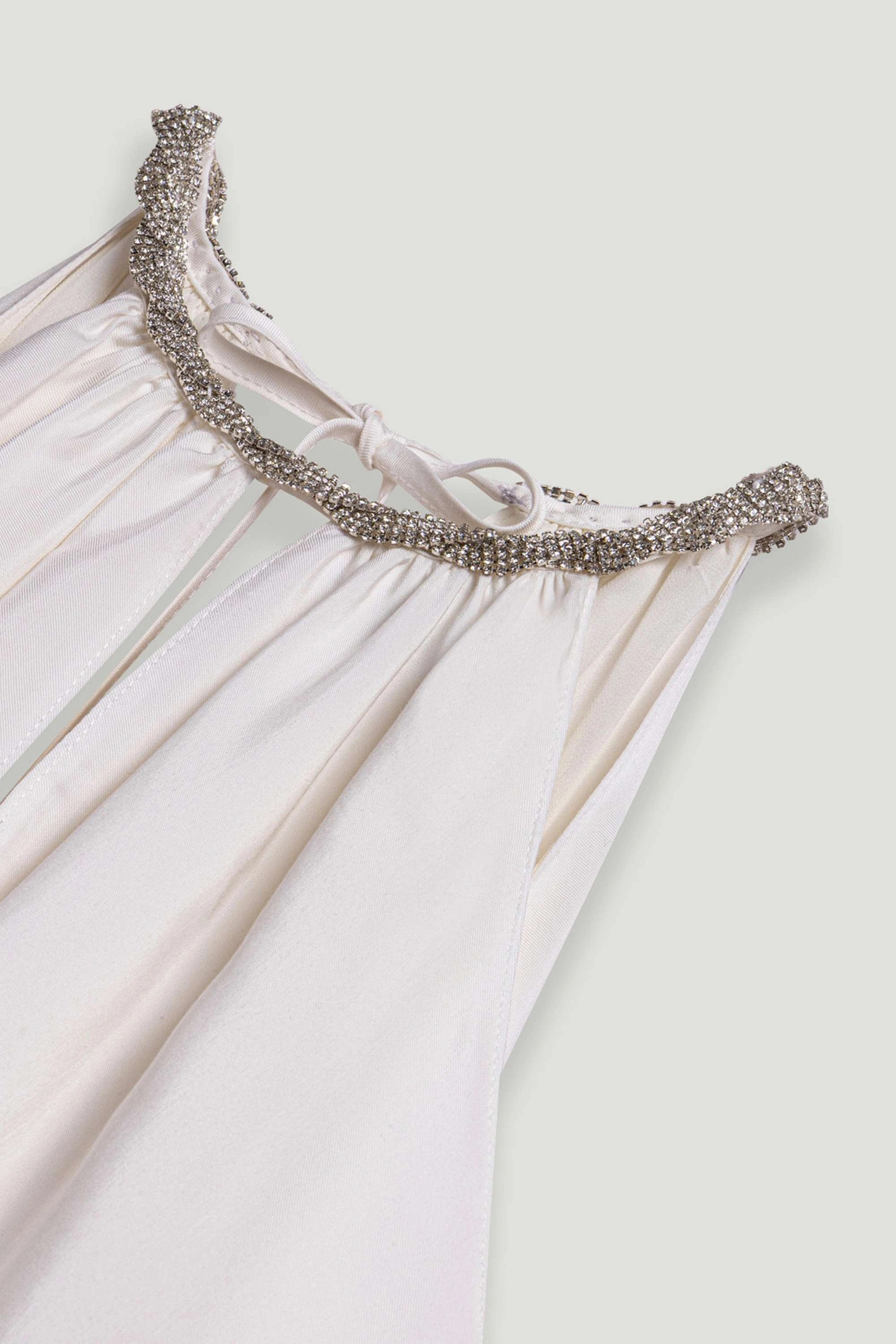 Embellished Halter Blouse