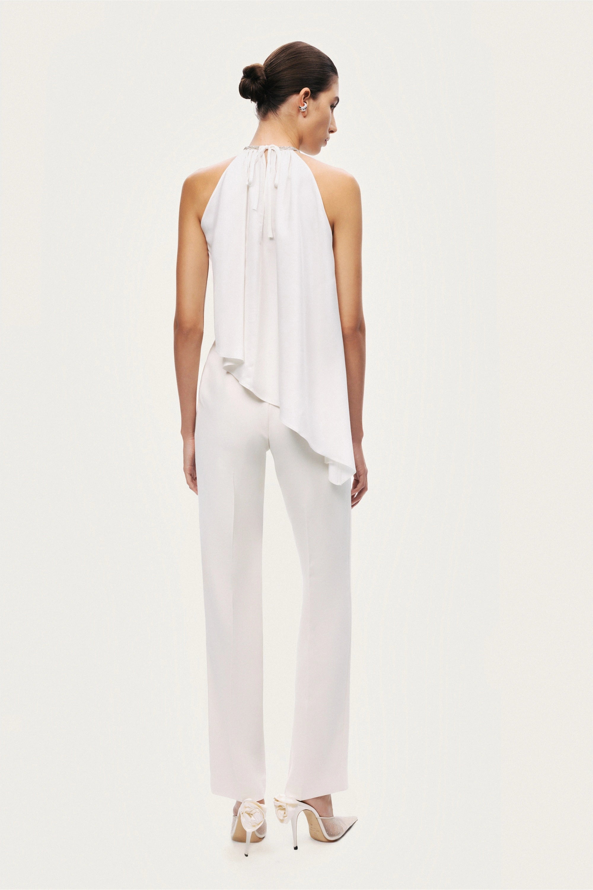 Embellished Halter Blouse