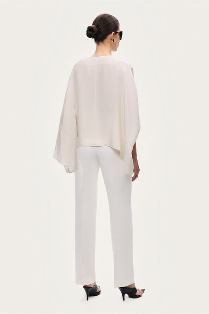 Fluid Cape Blouse