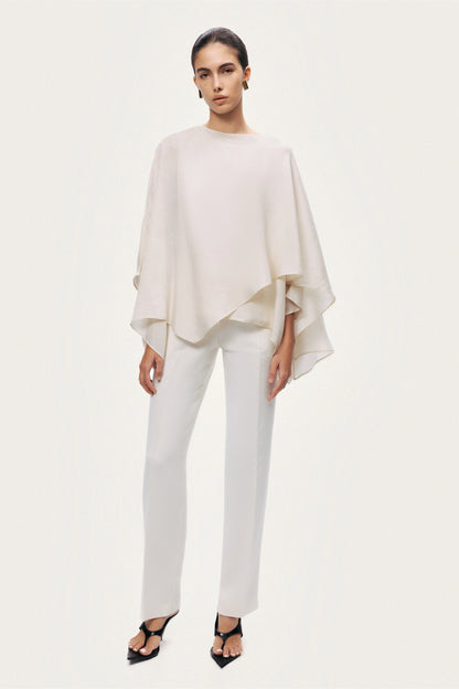 Fluid Cape Blouse