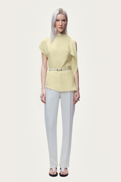 Sleeveless Woven Blouse