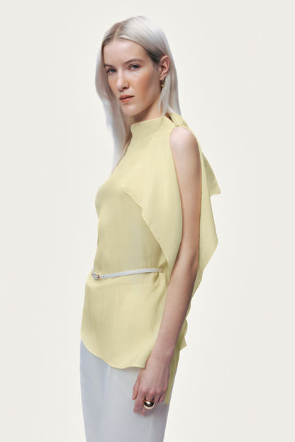 Sleeveless Woven Blouse