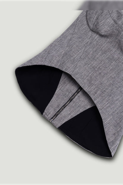 Open-Back Tailored Top