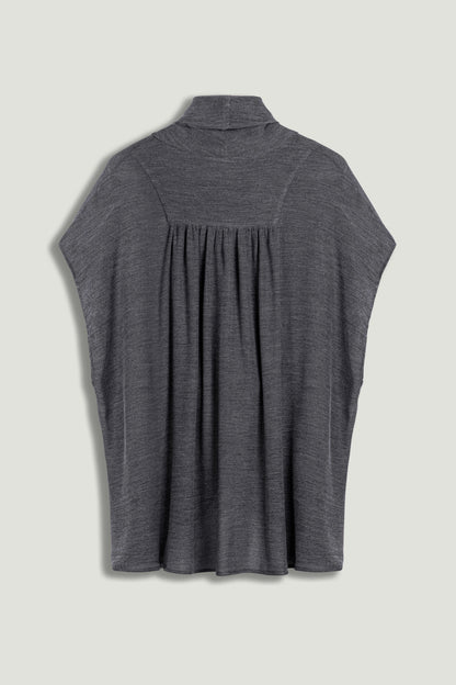 Draped Wrap Blouse