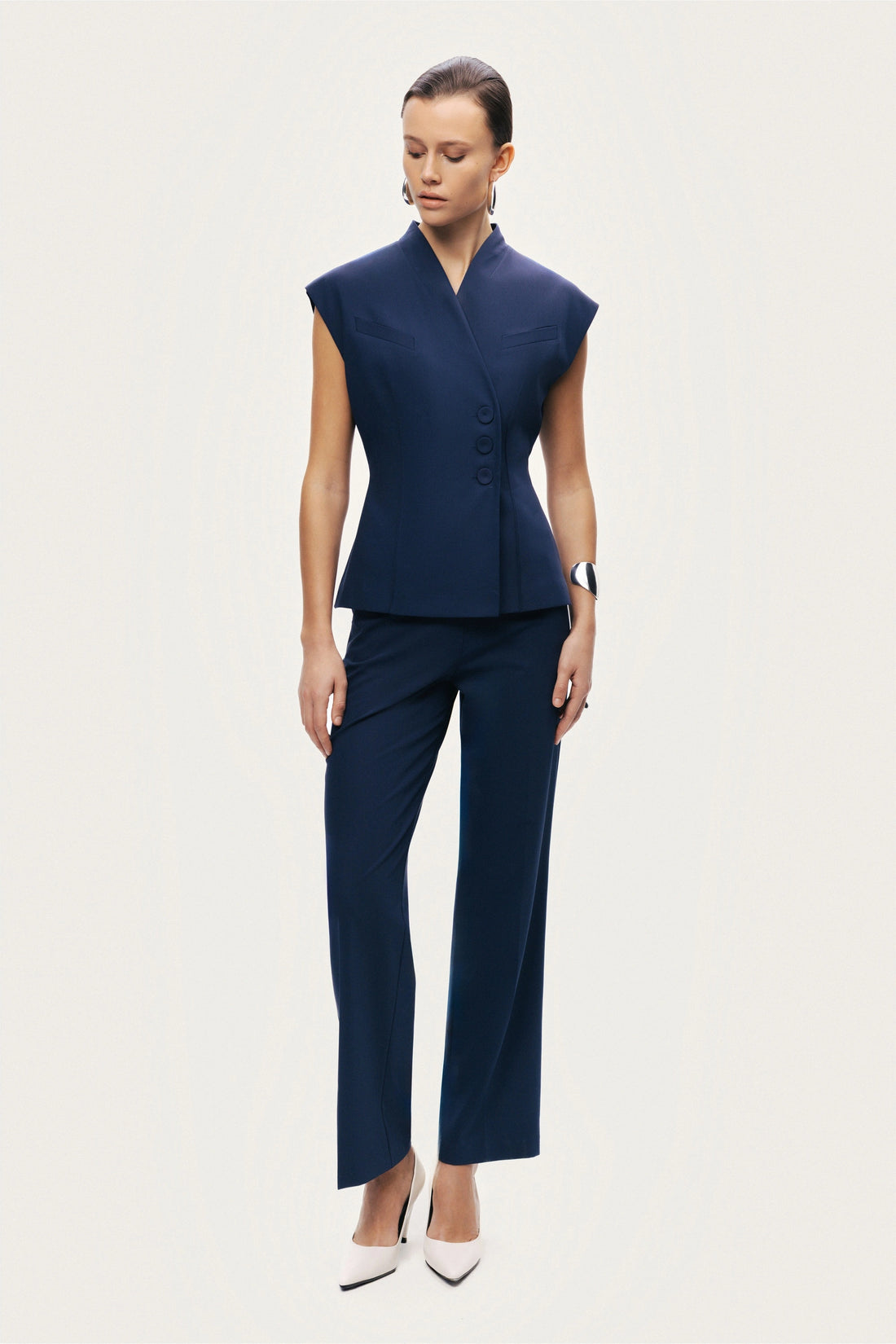 Tailored Sleeveless Vest