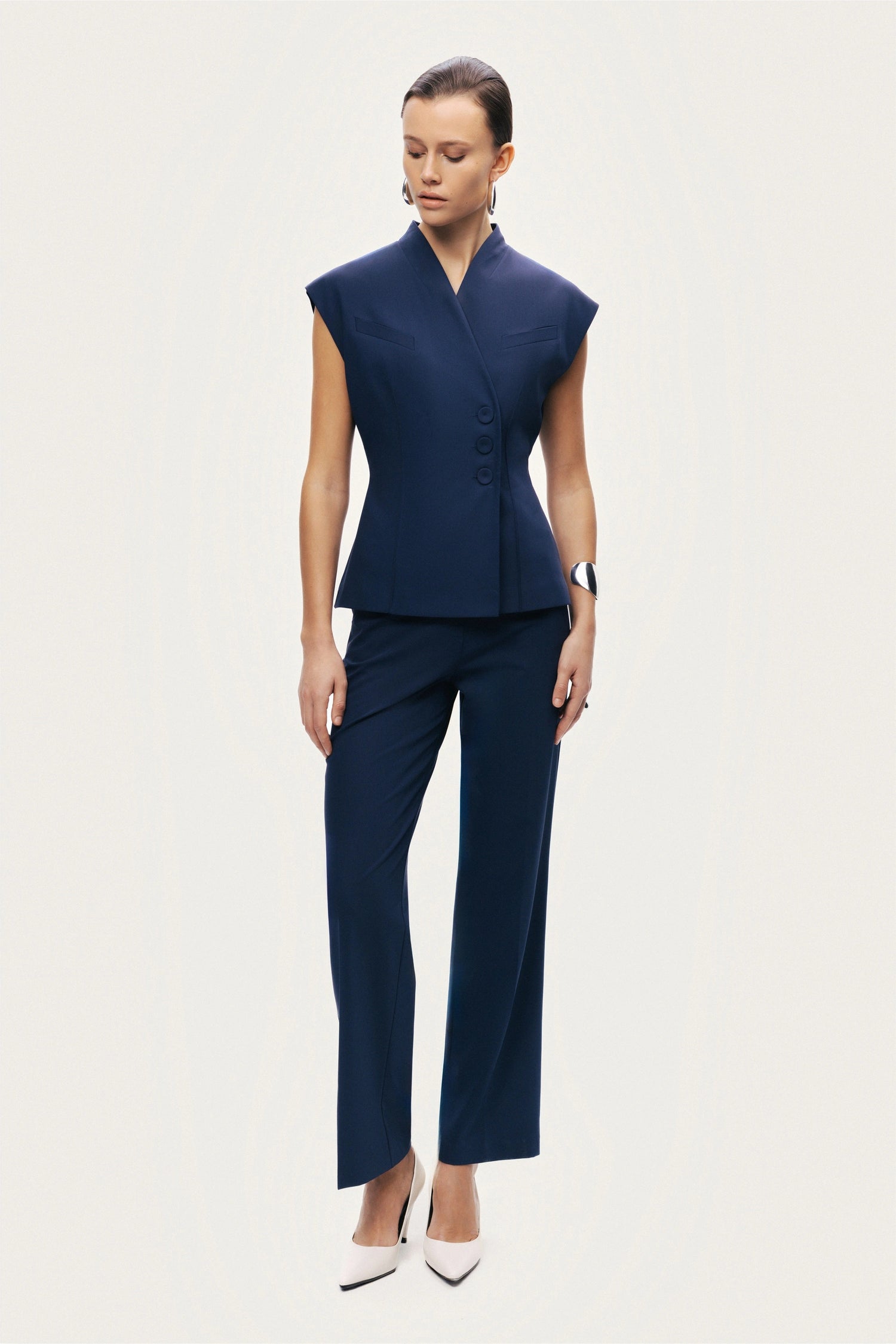 Tailored Sleeveless Vest