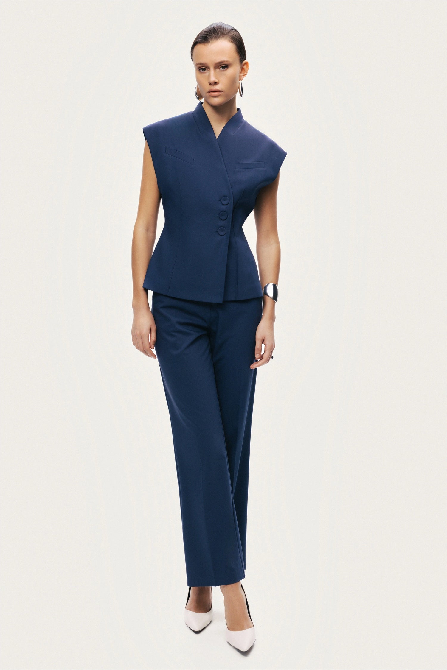 Tailored Sleeveless Vest